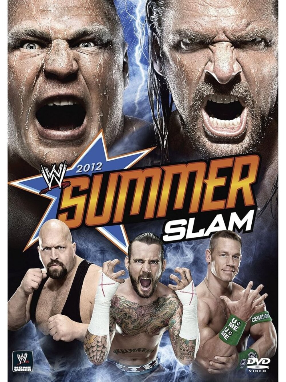 WWE 2012 Summer Slam (DVD, Region 1) Very Good condition!